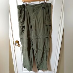 Outdoor Life Convertible Pants Men's 38 Cargo Outdoor Hiking Fishing Lightweight